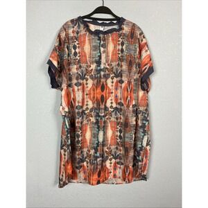 3 FAT MEN Natural Linen Dress /Tunic SooLinen Art to Wear Lagenlook‎ sz M